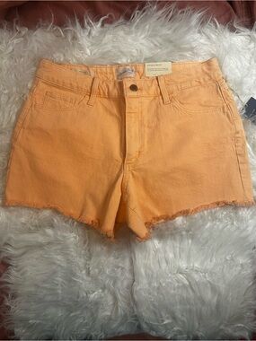 Universal Thread Peach Denim Vintage Midi Shorts